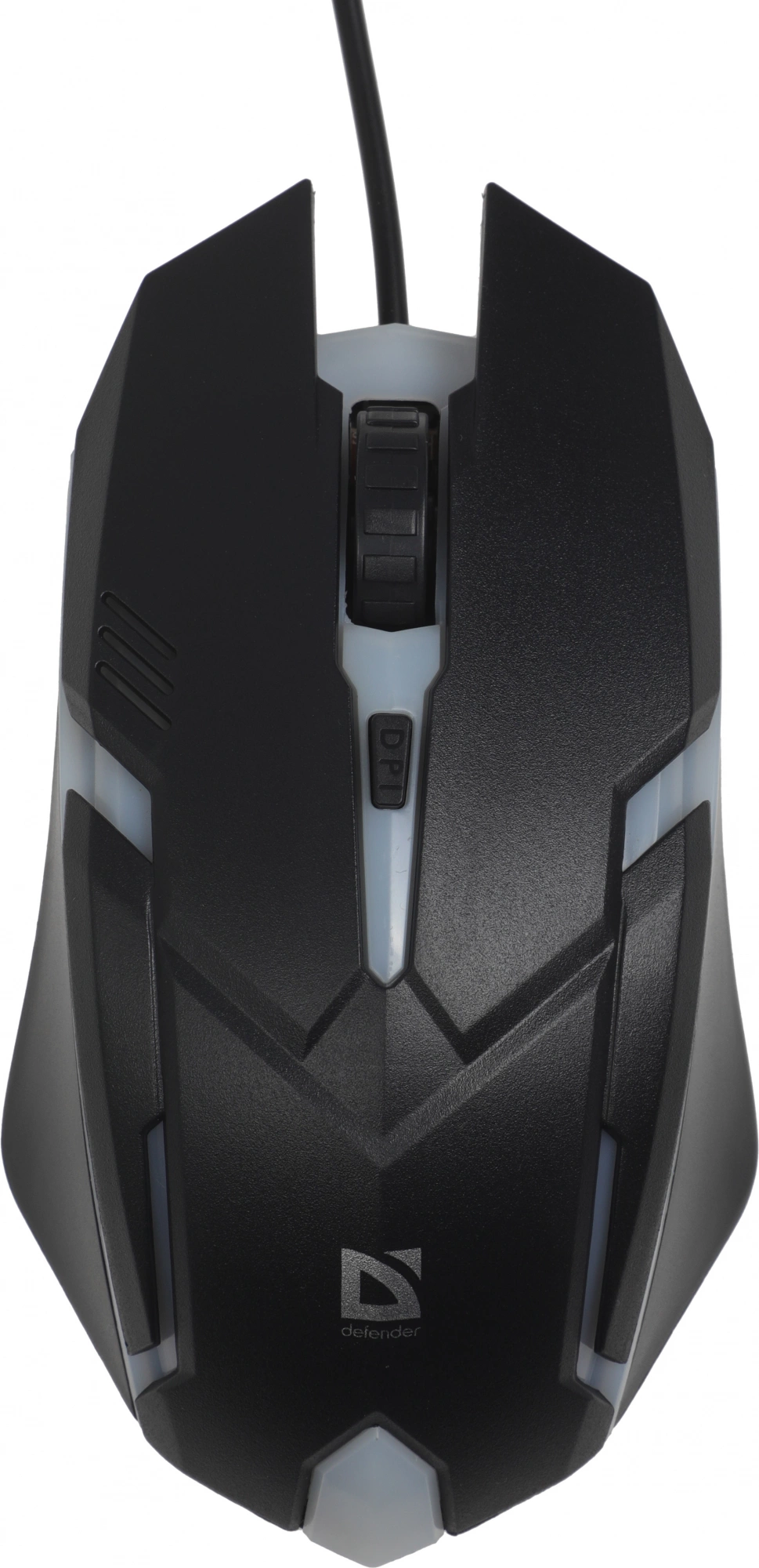 Мышь Defender Cyber MB-560L черный оптическая 1600dpi USB для ноутбука 2but (52560) — изображение 3