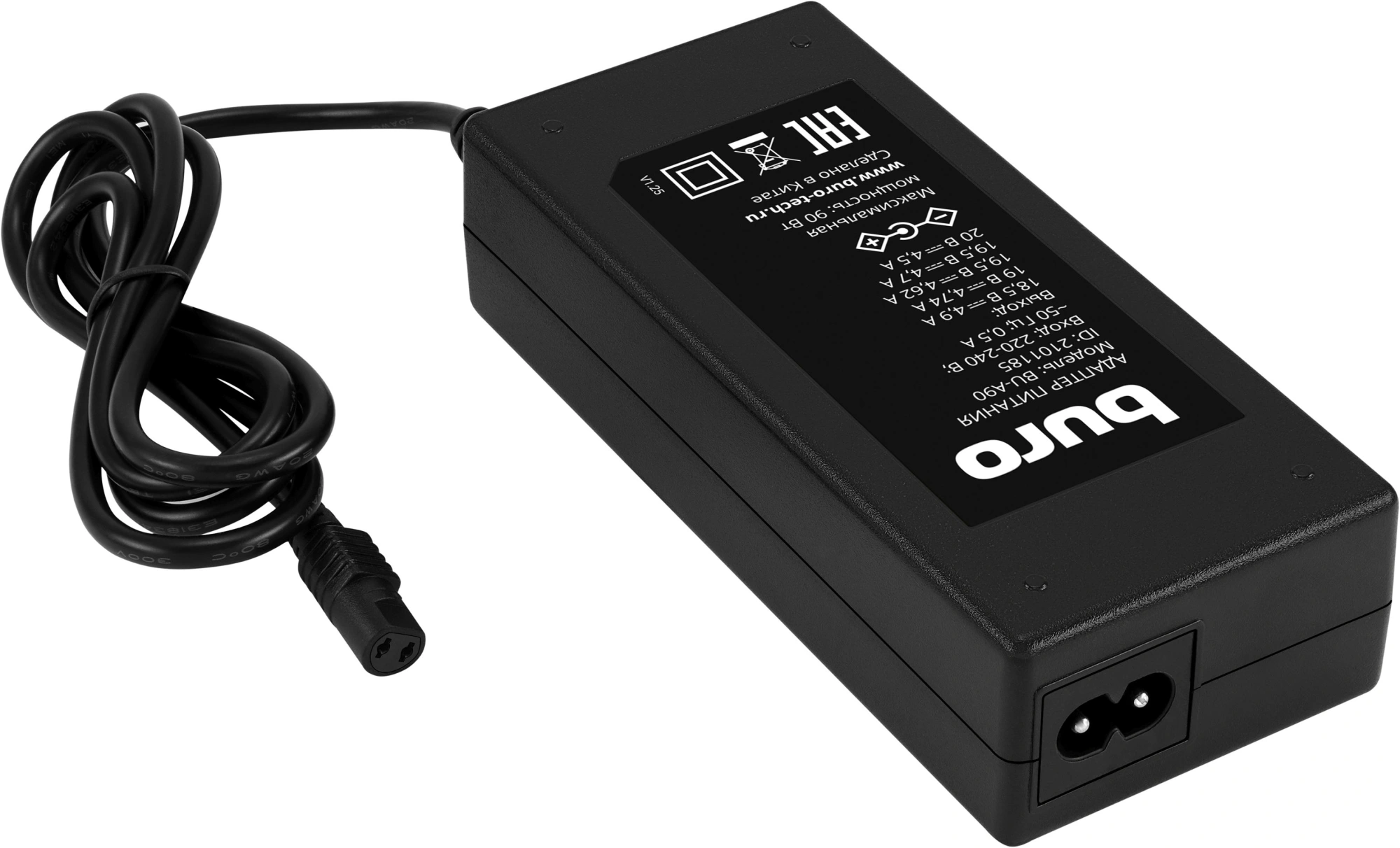 Блок питания Buro BU-A90 автоматический 90W 18.5V-20V 12-коннект. 4.7A от бытовой электросети