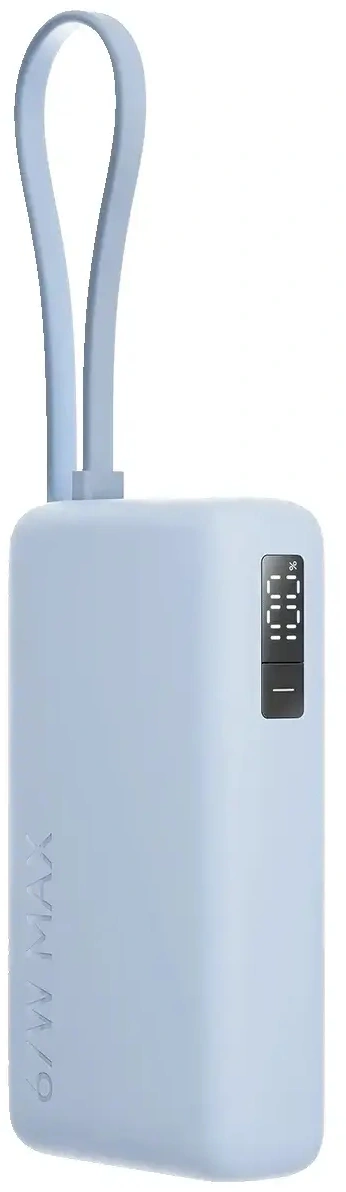 Мобильный аккумулятор Xiaomi BHR08NZGL 10000mAh QC3.0/PD3.0 67W 3.35A USB-A/USB-C голубой