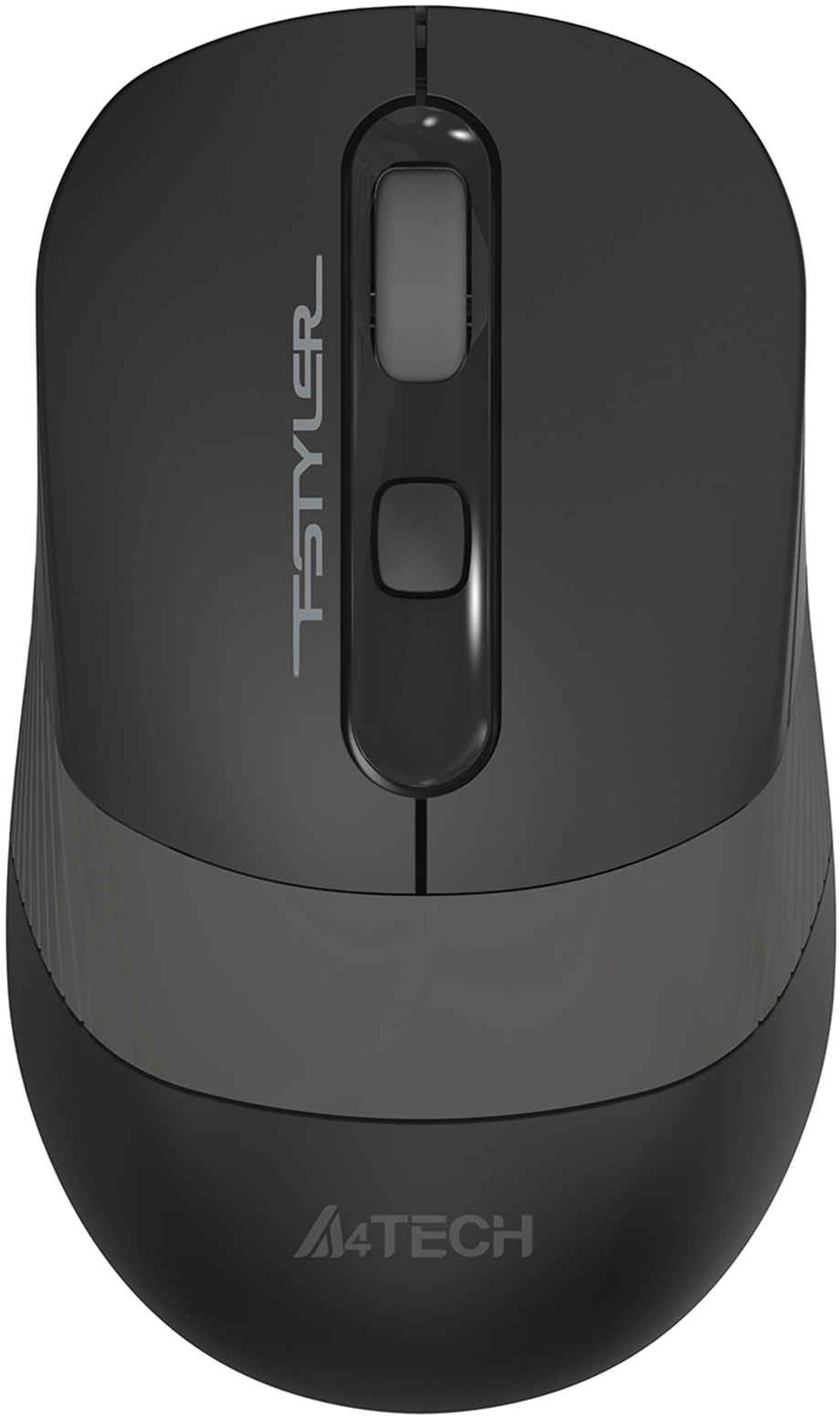 Мышь A4Tech Fstyler FG10 черный/серый оптическая 2000dpi беспров. USB 4but (FG10 GREY)