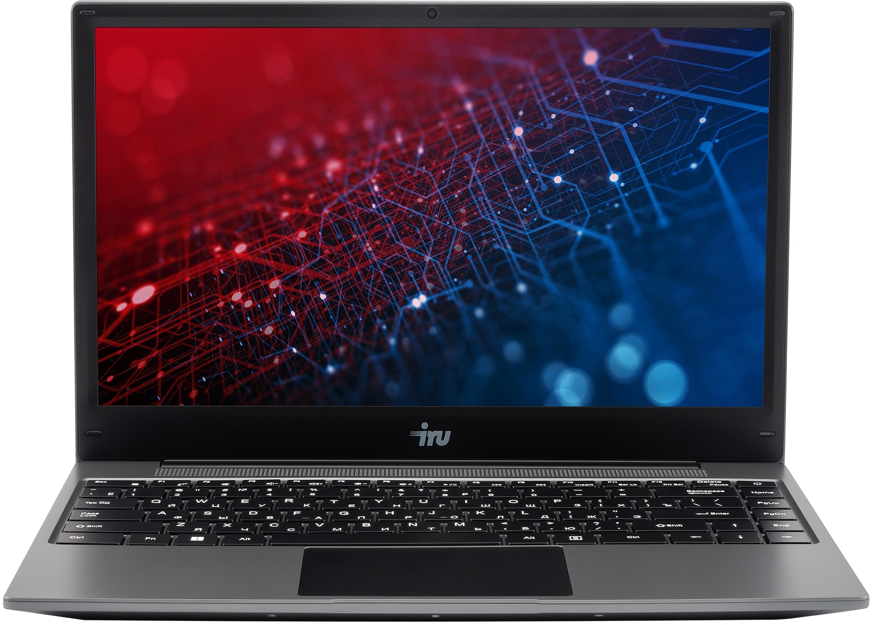 Ноутбук IRU Tactio 14ALH Core i3 1215U 8Gb SSD256Gb Intel UHD Graphics 14" IPS FHD (1920x1080) FreeDOS grey WiFi BT Cam 4000mAh (2058897)