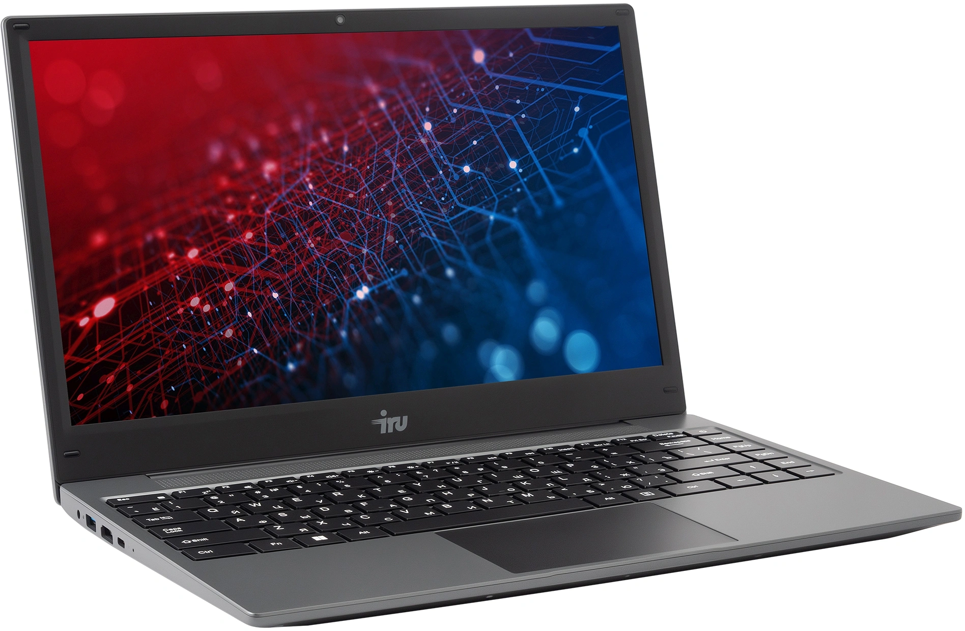 Ноутбук IRU Tactio 14ALH Core i3 1215U 8Gb SSD256Gb Intel UHD Graphics 14" IPS FHD (1920x1080) FreeDOS grey WiFi BT Cam 4000mAh (2058897) — изображение 6