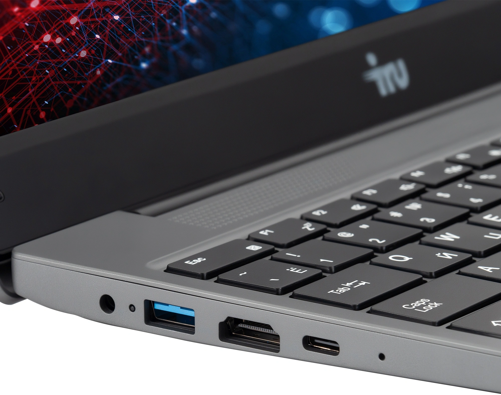 Ноутбук IRU Tactio 14ALH Core i3 1215U 8Gb SSD256Gb Intel UHD Graphics 14" IPS FHD (1920x1080) FreeDOS grey WiFi BT Cam 4000mAh (2058897) — изображение 12