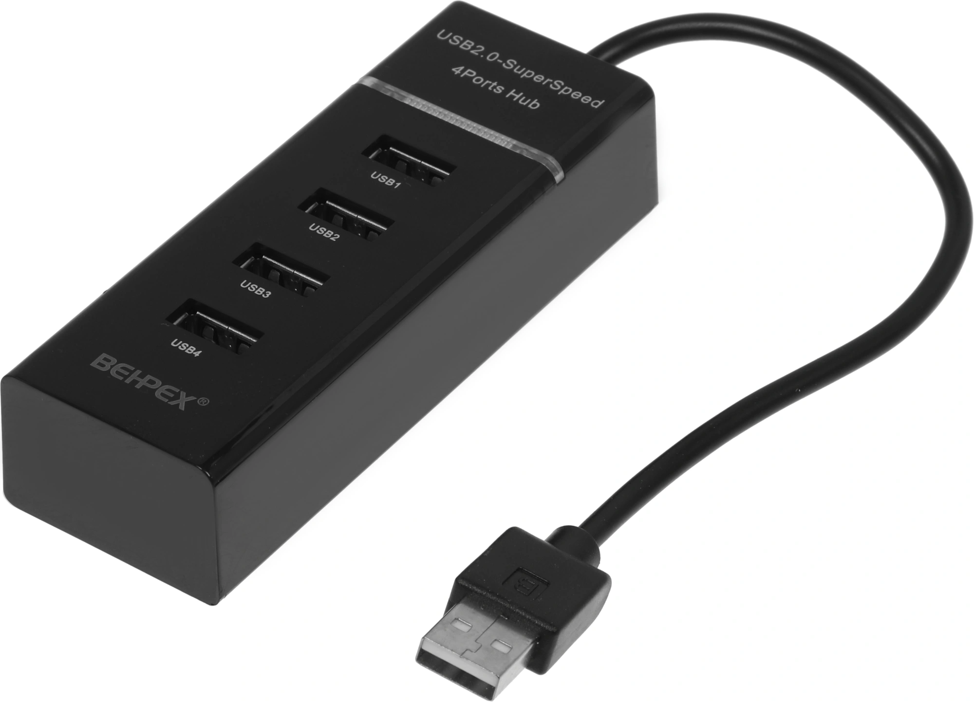 Разветвитель USB 2.0 BPH-920 4порт. черный