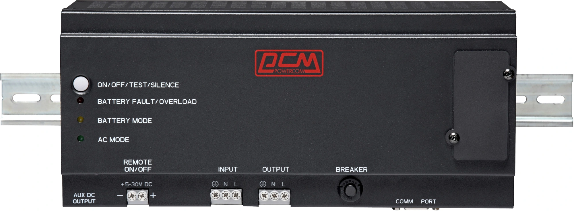 Источник бесперебойного питания Powercom DRU-1000 600Вт 1000ВА черный