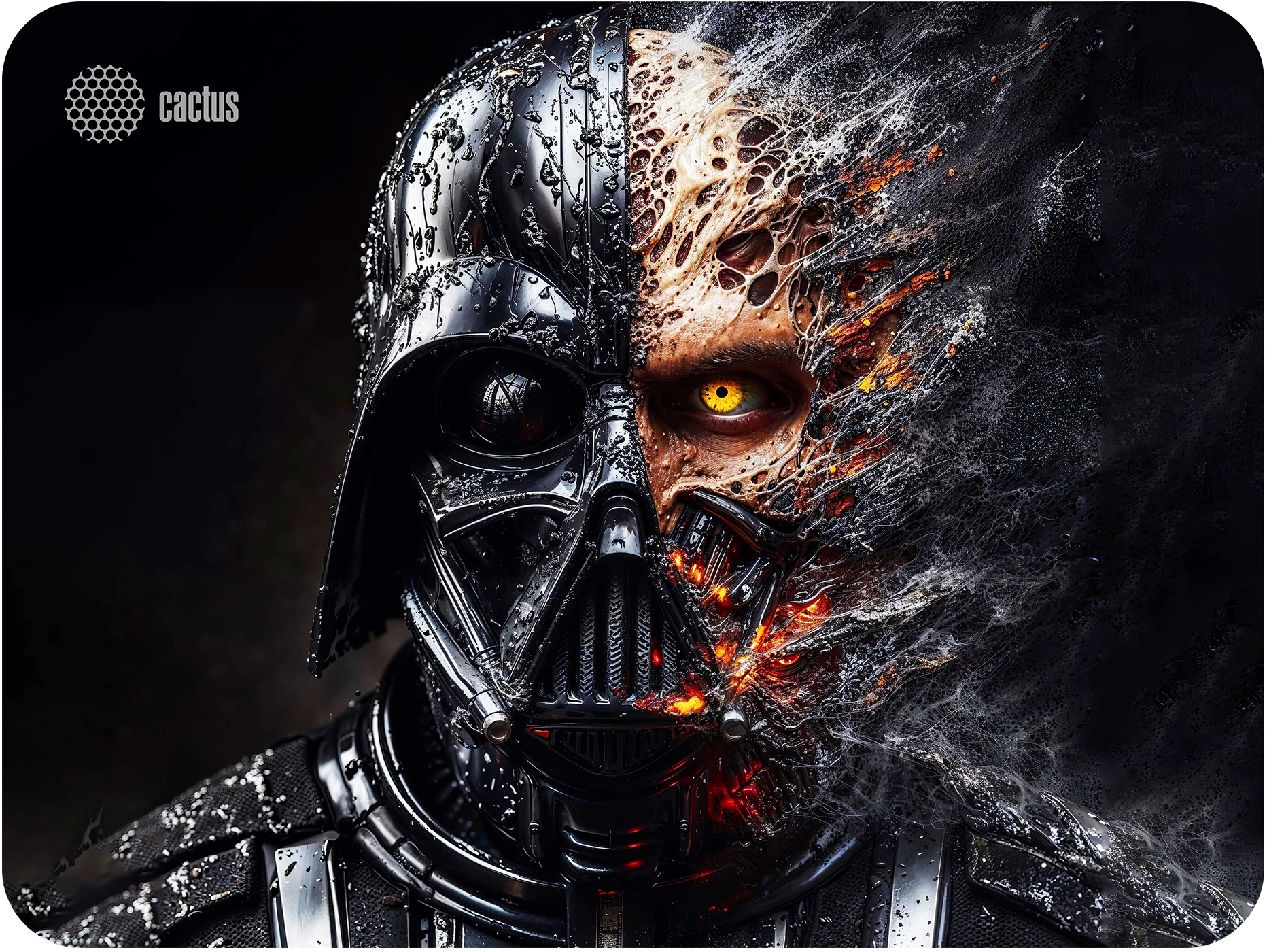 Коврик для мыши Cactus Darth Vader рисунок 400x300x3мм (CS-MP-PRO22XL)