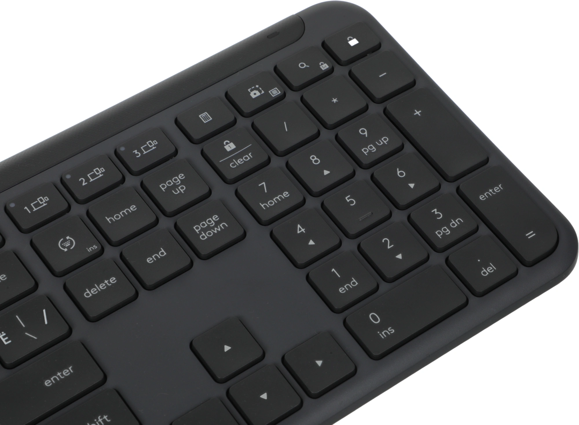 Клавиатура Logitech K950 черный USB беспроводная BT/Radio slim (920-012434) — изображение 3