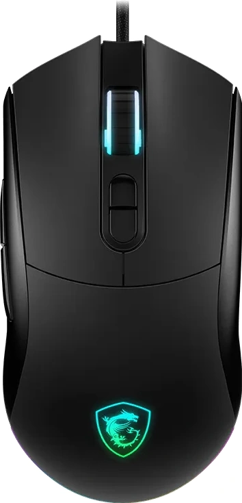 Мышь MSI Forge GM320 черный оптическая 12800dpi USB 7but (S12-0402530-HH9)