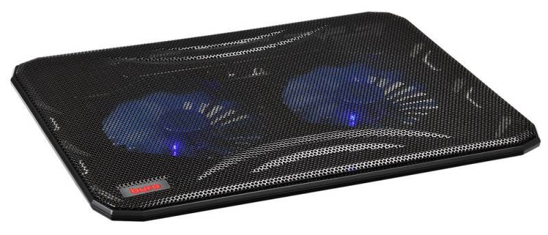 Подставка для ноутбука Buro BU-LCP156-B214 15.6"358x270x21мм 1xUSB 2x 140ммFAN 597г металлическая сетка/пластик черный — изображение 3