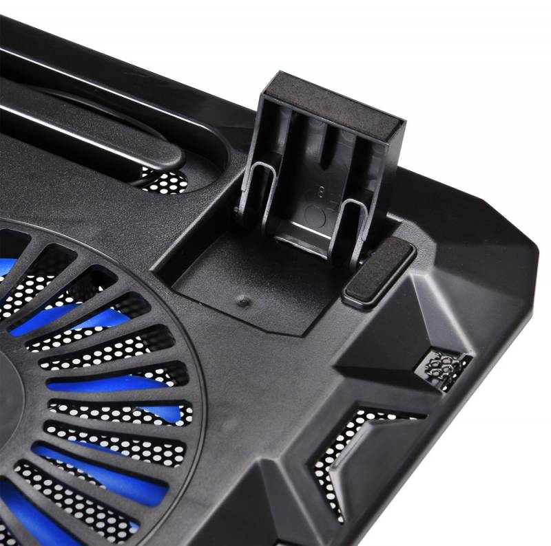 Подставка для ноутбука Buro BU-LCP156-B214 15.6"358x270x21мм 1xUSB 2x 140ммFAN 597г металлическая сетка/пластик черный — изображение 4