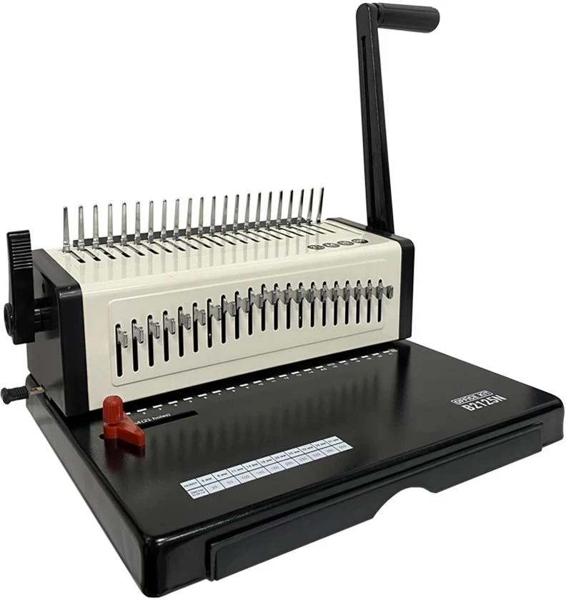 Переплетчик Office Kit B2125N A4/перф.23л.сшив/макс.500л./пластик.пруж. (4.5-51мм)