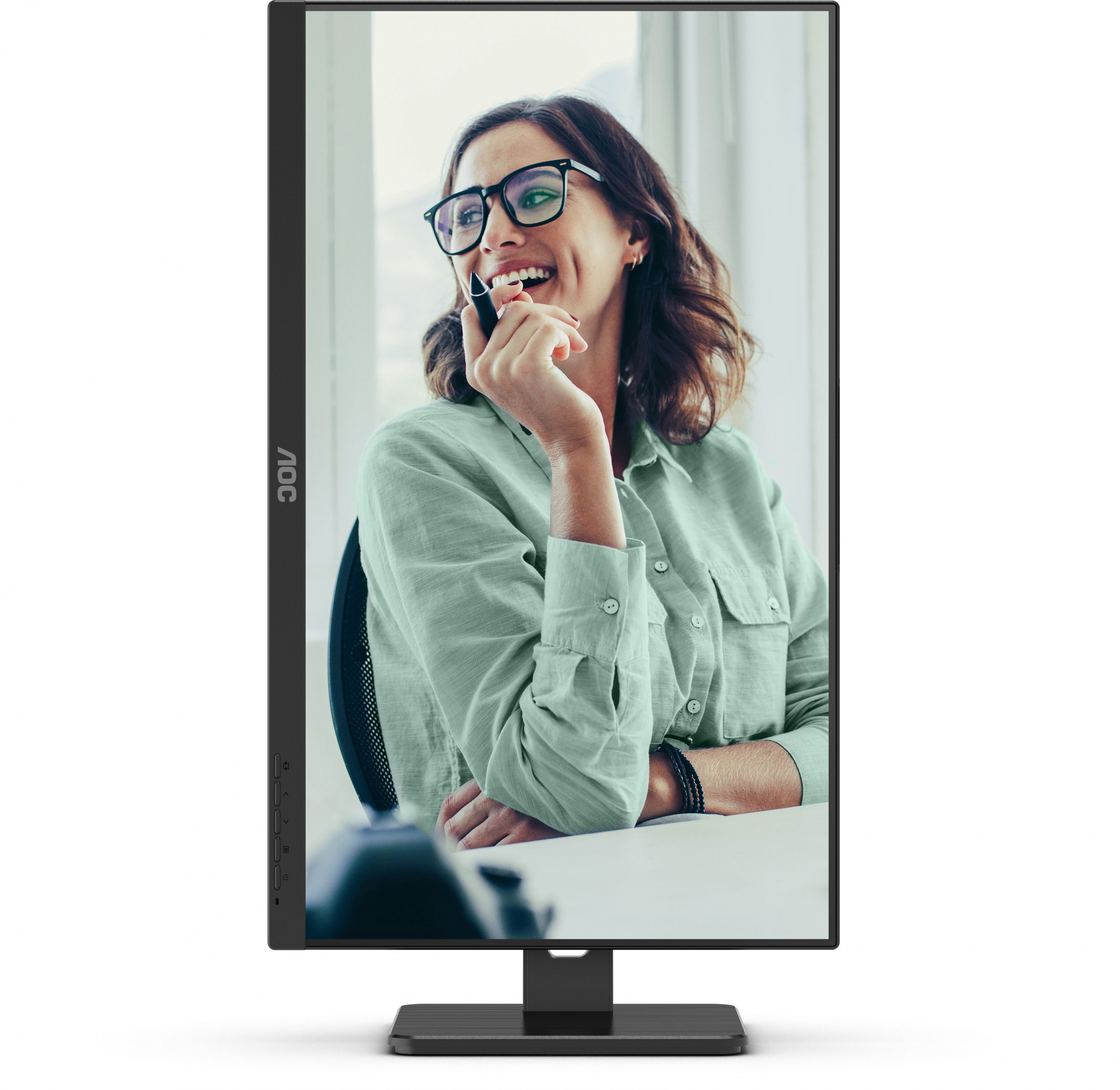 Монитор AOC 27" Pro Q27P3CV черный IPS LED 4ms 16:9 HDMI M/M матовая HAS Piv 1000:1 350cd 178гр/178гр 2560x1440 75Hz DP QHD USB 6.81кг — изображение 9