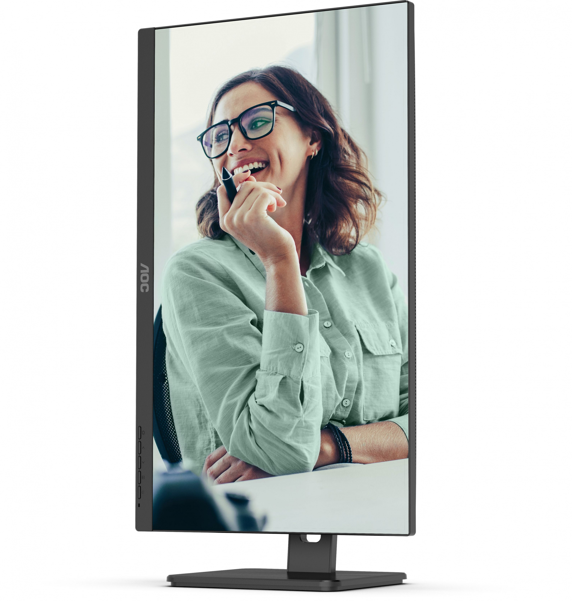 Монитор AOC 27" Pro Q27P3CV черный IPS LED 4ms 16:9 HDMI M/M матовая HAS Piv 1000:1 350cd 178гр/178гр 2560x1440 75Hz DP QHD USB 6.81кг — изображение 11