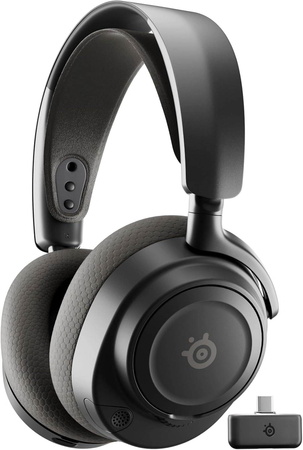 Наушники с микрофоном Steelseries Arctis Nova 7 Gen 2 черный мониторные BT/Radio оголовье (61730)
