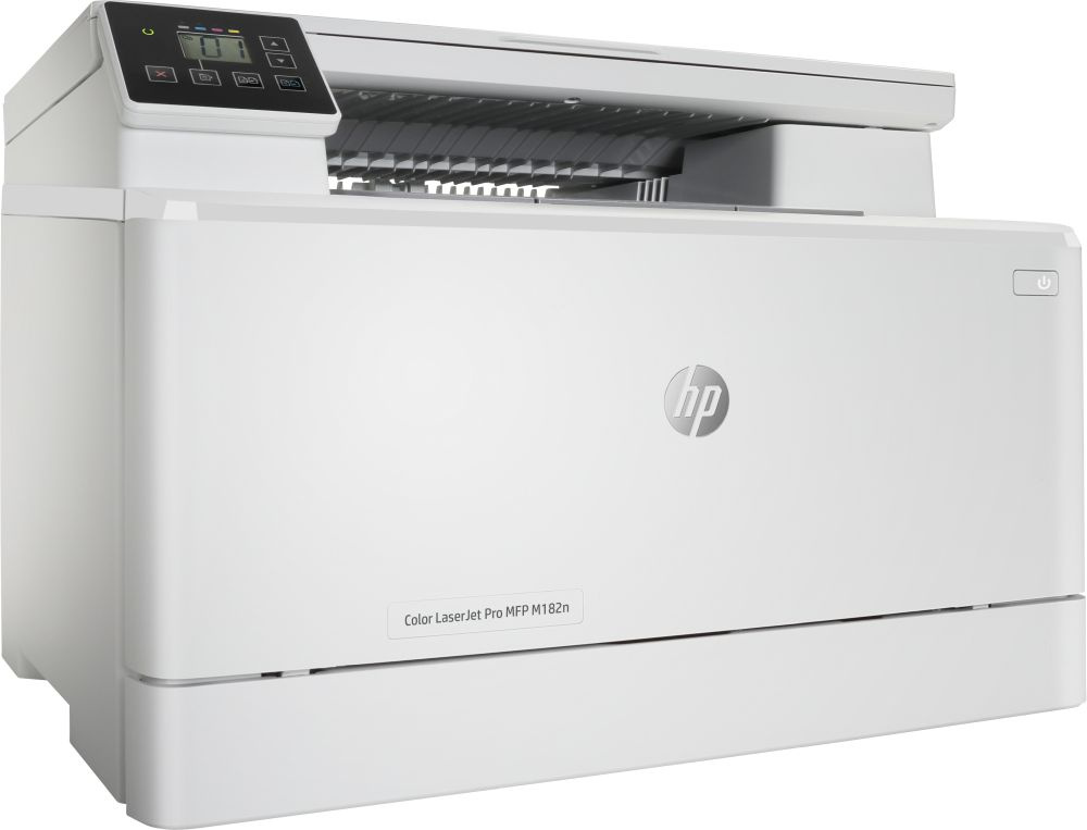 МФУ лазерный HP Color LaserJet Pro MFP M182n (7KW54A) A4 Net белый — изображение 3