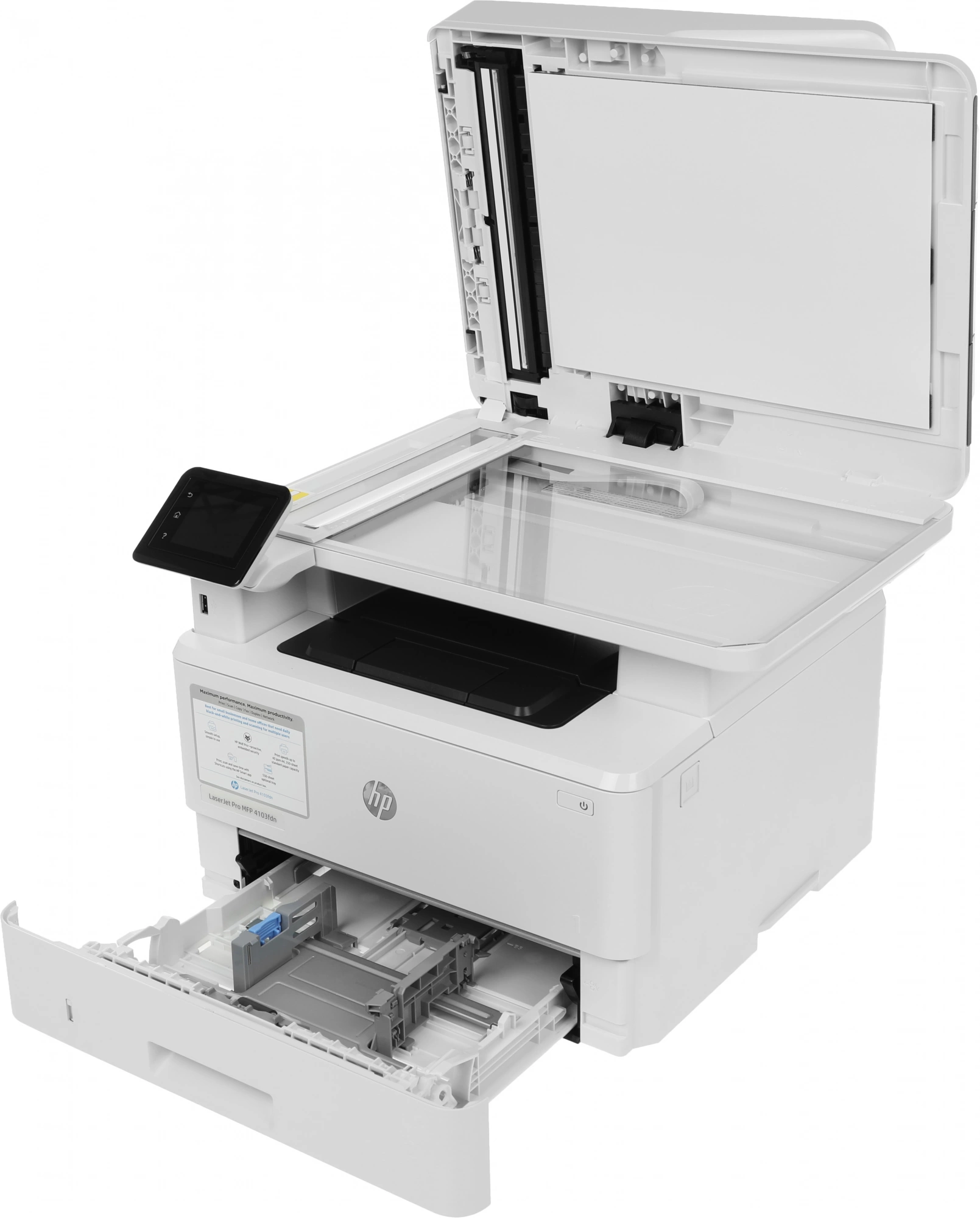 МФУ лазерный HP LaserJet Pro 4103fdn (2Z628A) A4 Duplex Net белый — изображение 8