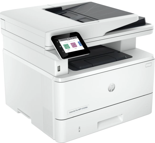 МФУ лазерный HP LaserJet Pro 4103fdn (2Z628A) A4 Duplex Net белый — изображение 3