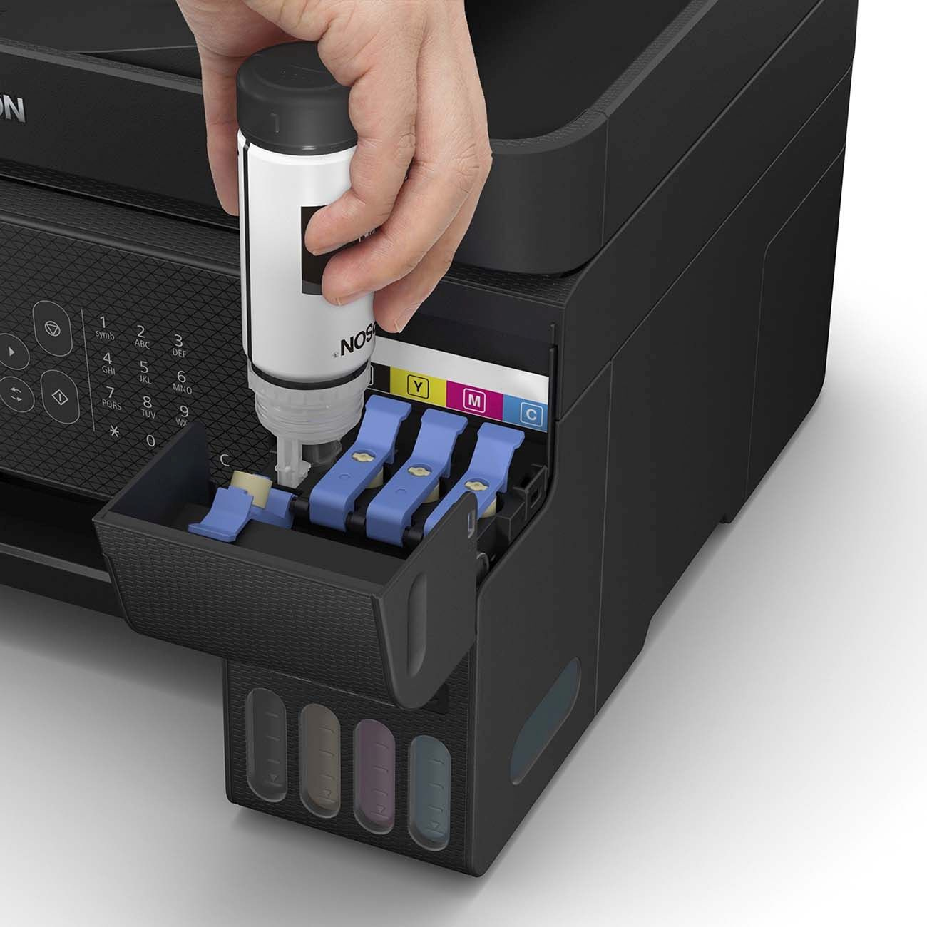 МФУ струйный Epson L5290 (C11CJ65512/C11CJ65409) A4 WiFi черный — изображение 5