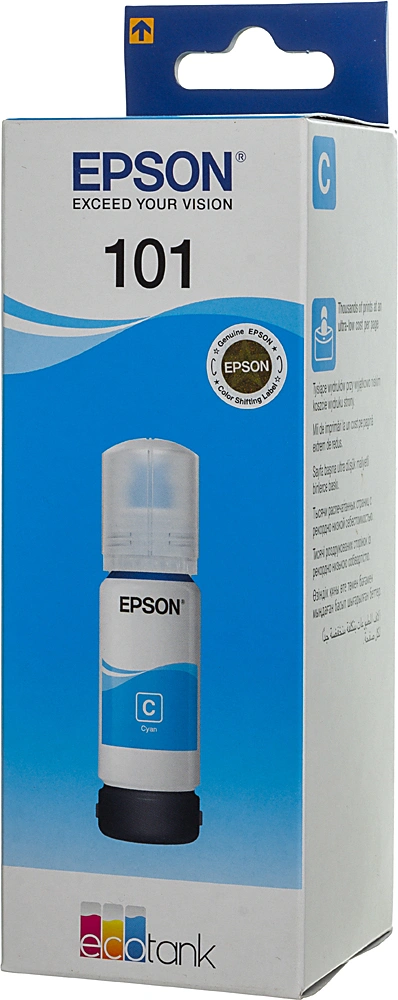 Чернила Epson 101 C13T03V24A голубой 70мл для Epson L4150/L4160/L6160/L6170