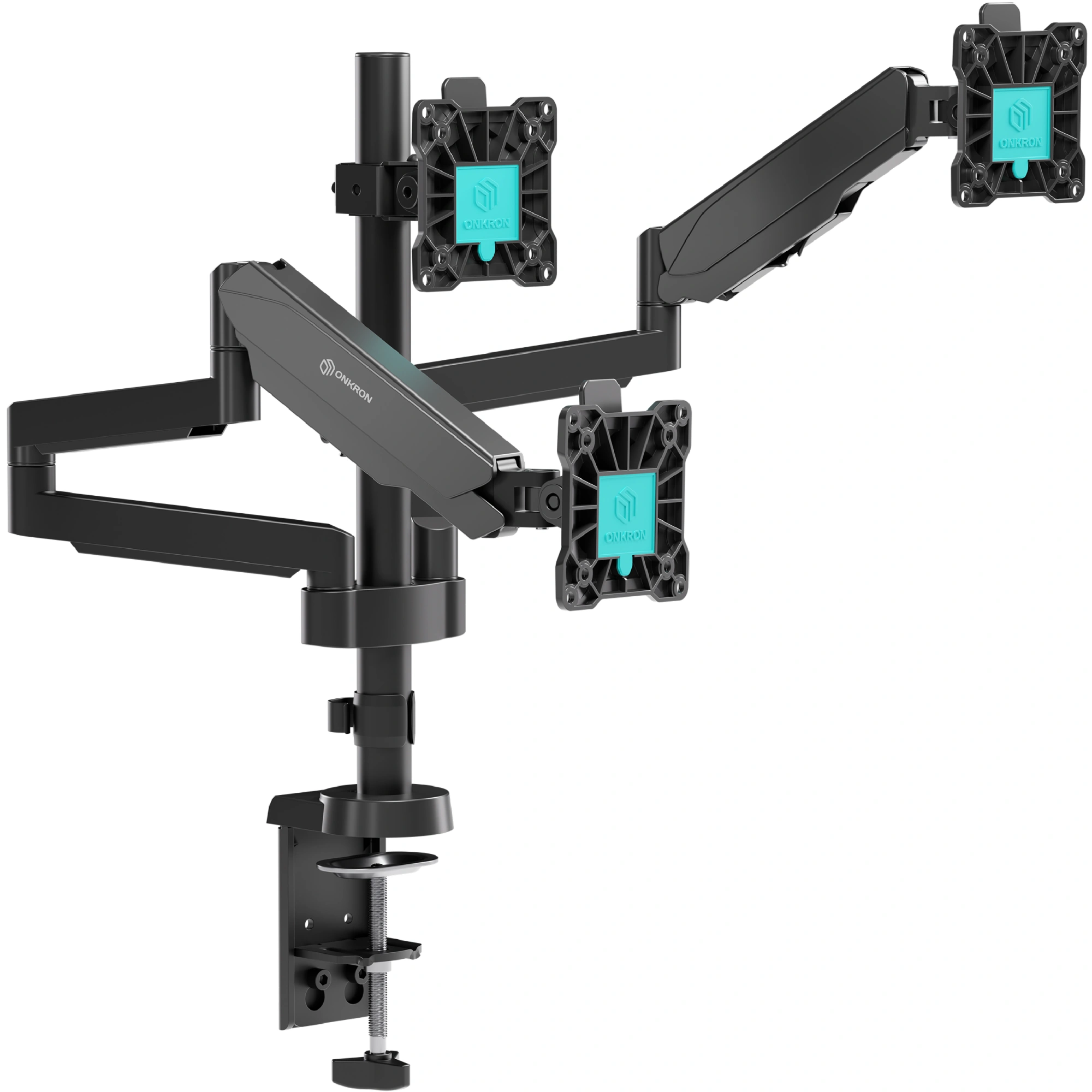 Кронштейн для мониторов Onkron G280 черный 13"-32" макс.24кг настольный поворот и наклон верт.перемещ.