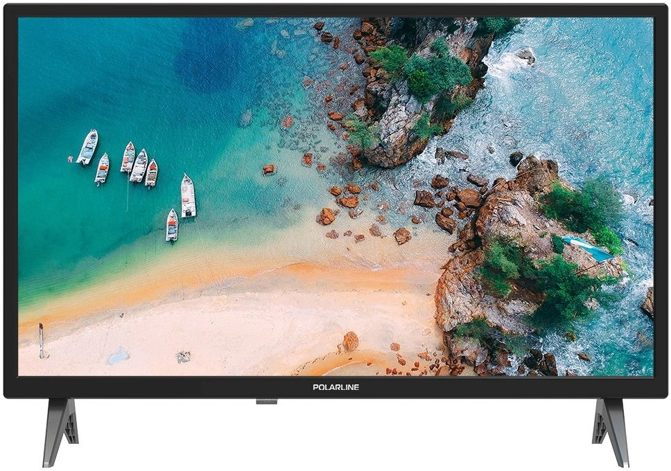 Телевизор LED PolarLine 24" 24PL12TC черный HD 60Hz DVB-T DVB-T2 DVB-C DVB-S2 USB WiFi (RUS)
