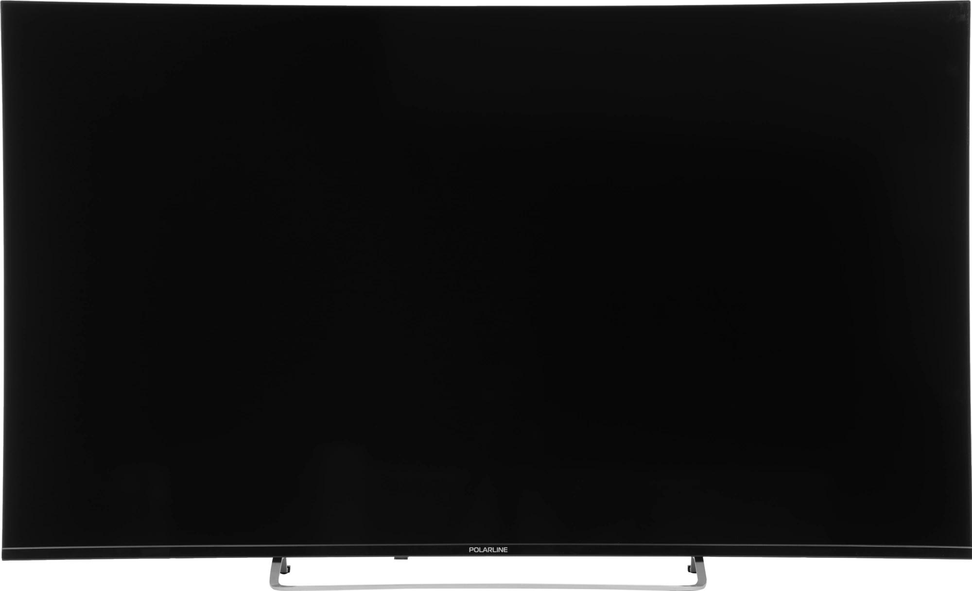 Телевизор QLED PolarLine 55" 55PQ71STC-SM Frameless черный 4K Ultra HD 60Hz DVB-T DVB-T2 DVB-C DVB-S2 USB WiFi Smart TV (RUS) — изображение 3