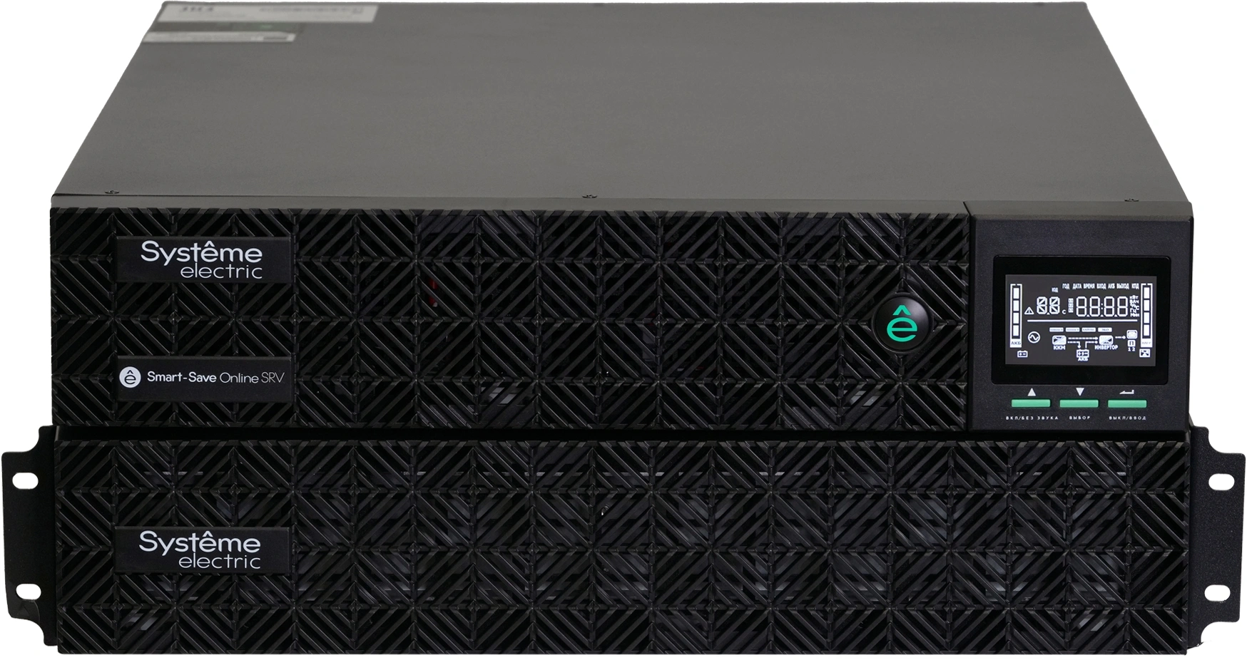 Источник бесперебойного питания Systeme Electriс SRV SRVSE6KRTXLIG2-PM 6000Вт 6000ВА черный без батареи Gen 2