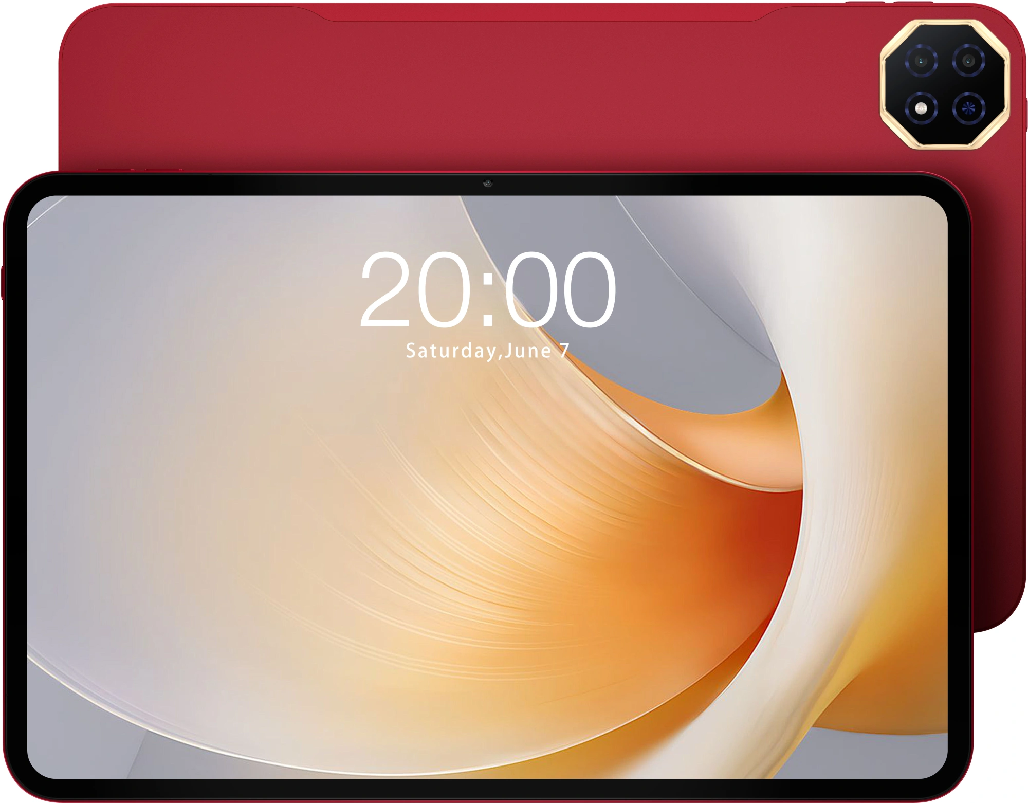 Планшет Teclast T65Plus G99 (2.2) 8C RAM8Gb ROM128Gb 13.4" IPS 1920x1200 4G Android 15 красный 13Mpix 8Mpix BT WiFi microSD 1Tb 10000mAh 32hr