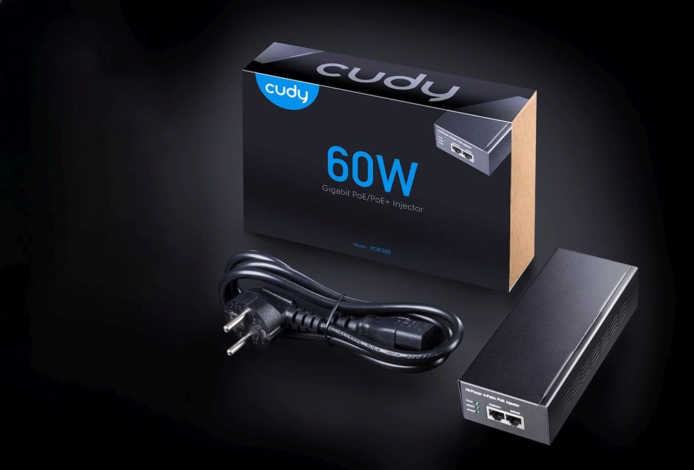Инжектор PoE Cudy POE300 10/100/1000BASE-T 60Вт 53В(DC)