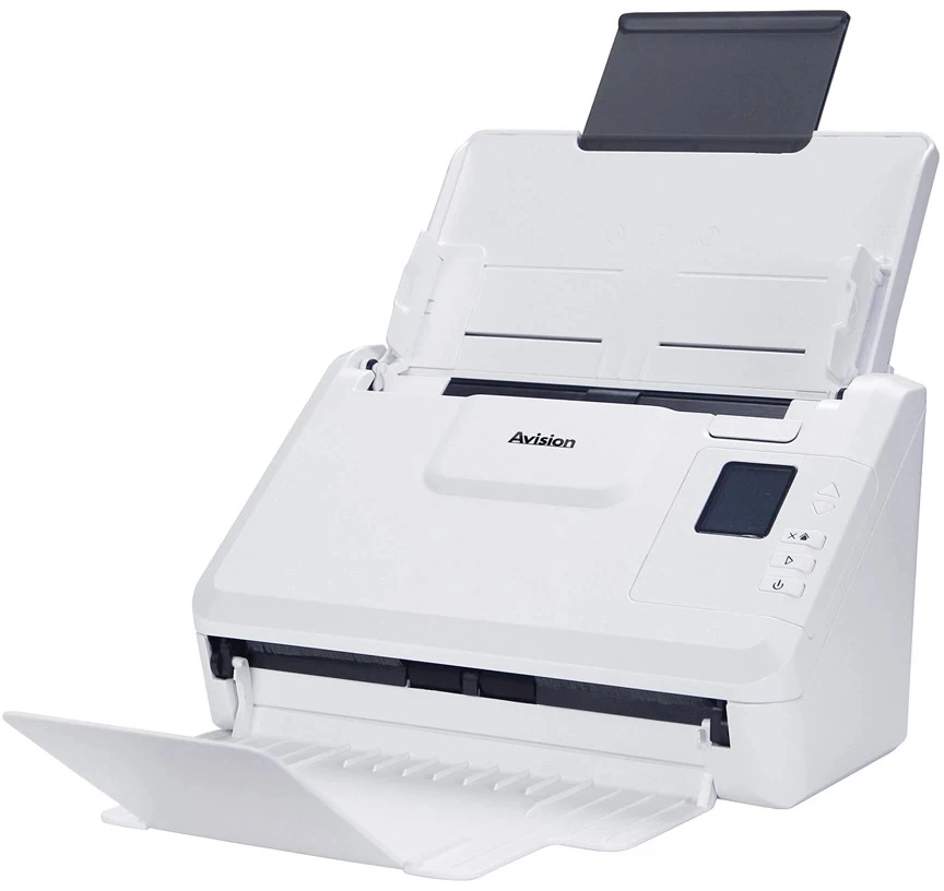 Сканер протяжный Avision AD340GN (000-1003-02G) A4 белый
