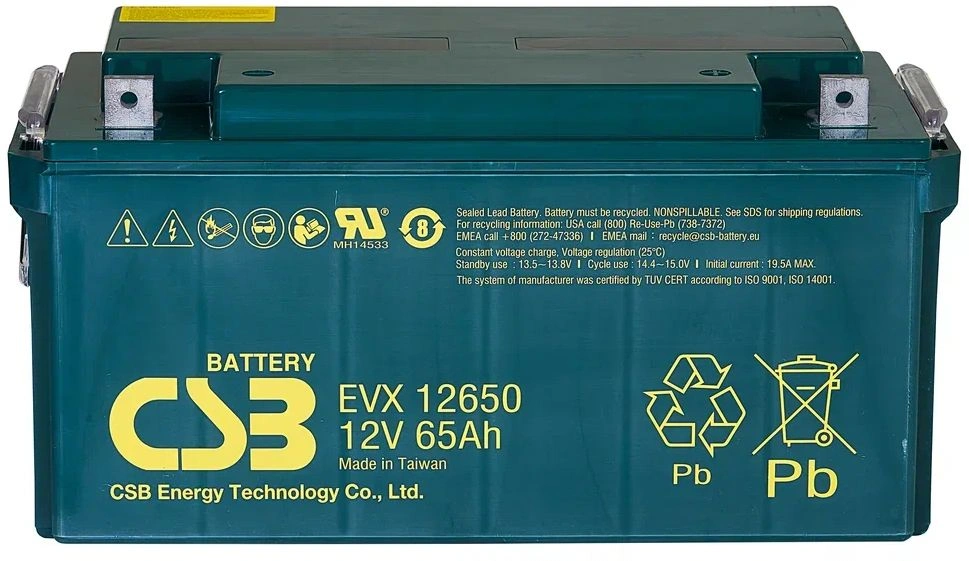 Батарея для ИБП CSB EVX12650 12В 65Ач