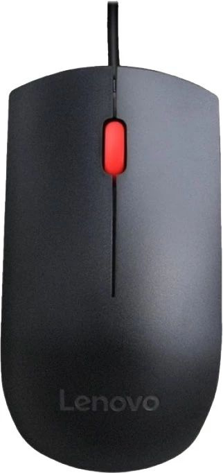 Мышь Lenovo Essential черный оптическая 1600dpi USB 2but (4Y50R20863)