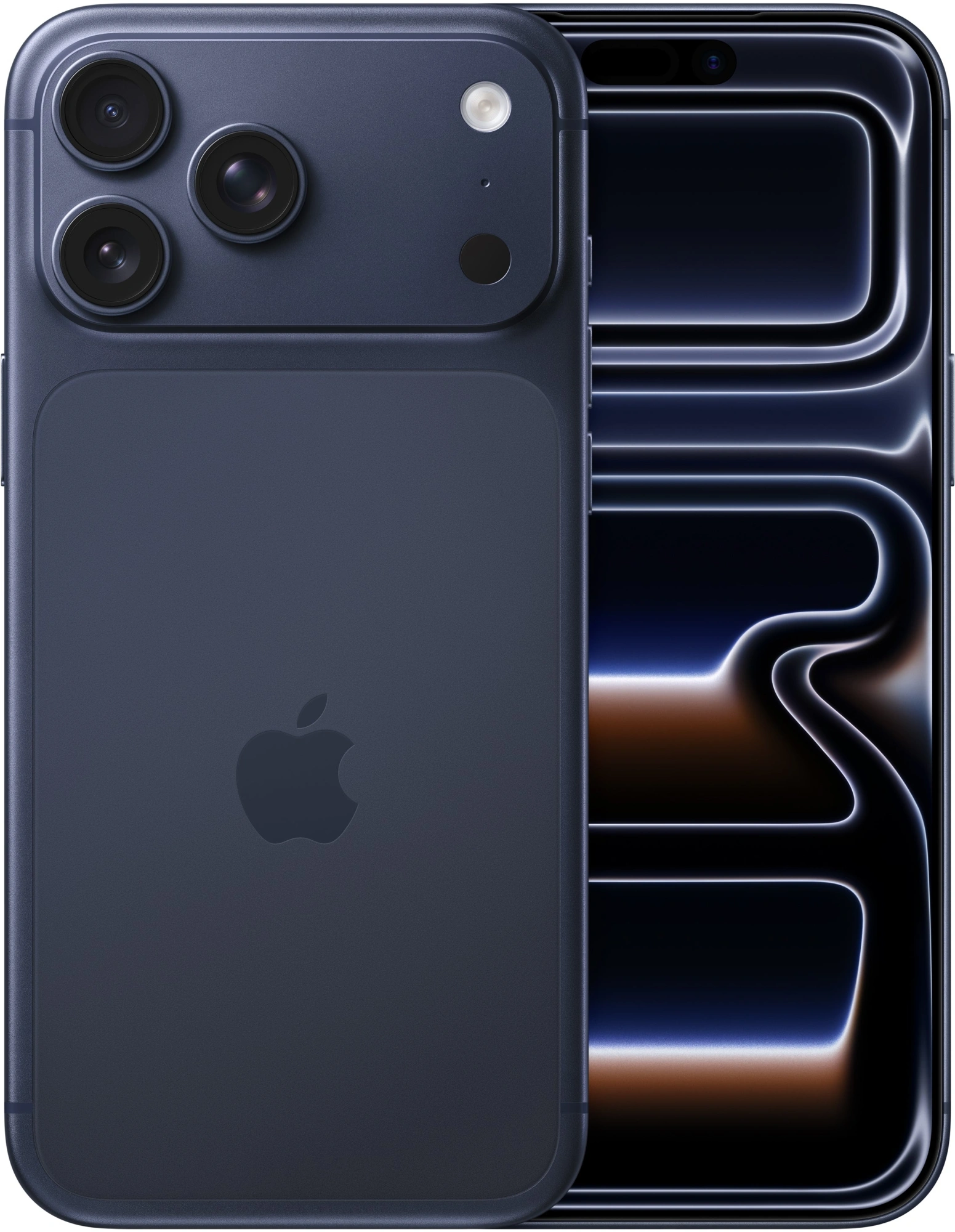 Смартфон Apple A3526 iPhone 17 Pro Max 1Tb 12Gb темно-синий моноблок 3G 4G 1Sim 6.9" 1320x2868 iOS 26 48Mpix 802.11 a/b/g/n/ac/ax/be NFC GPS Protect