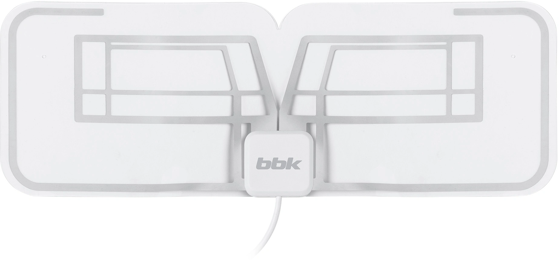 Антенна телевизионная BBK DA27 30дБ активная белый каб.:2м
