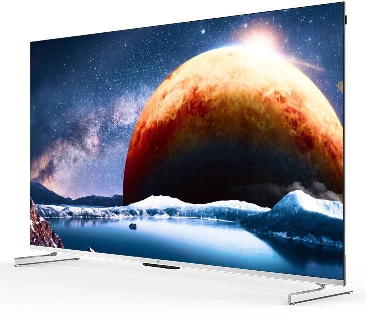 Телевизор QLED Digma Pro 65" Mini LED 65Q Google TV Frameless серебристый/серебристый 4K Ultra HD 144Hz MEMC DVB-T DVB-T2 DVB-C DVB-S DVB-S2 USB WiFi Smart TV