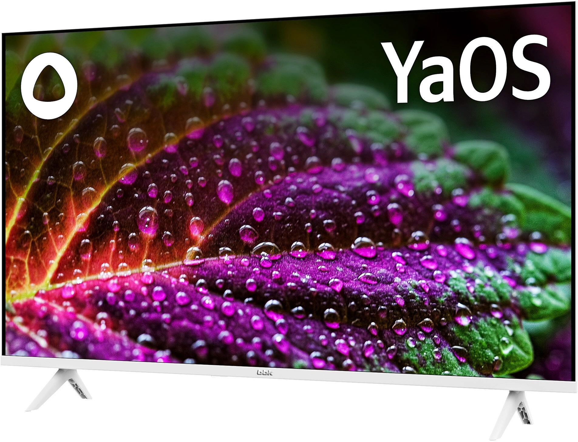 Телевизор LED BBK 40" 40LEX-7244/FTS2C (W) YaOS Frameless белый FULL HD 60Hz DVB-T2 DVB-C DVB-S2 USB WiFi Smart TV (RUS)