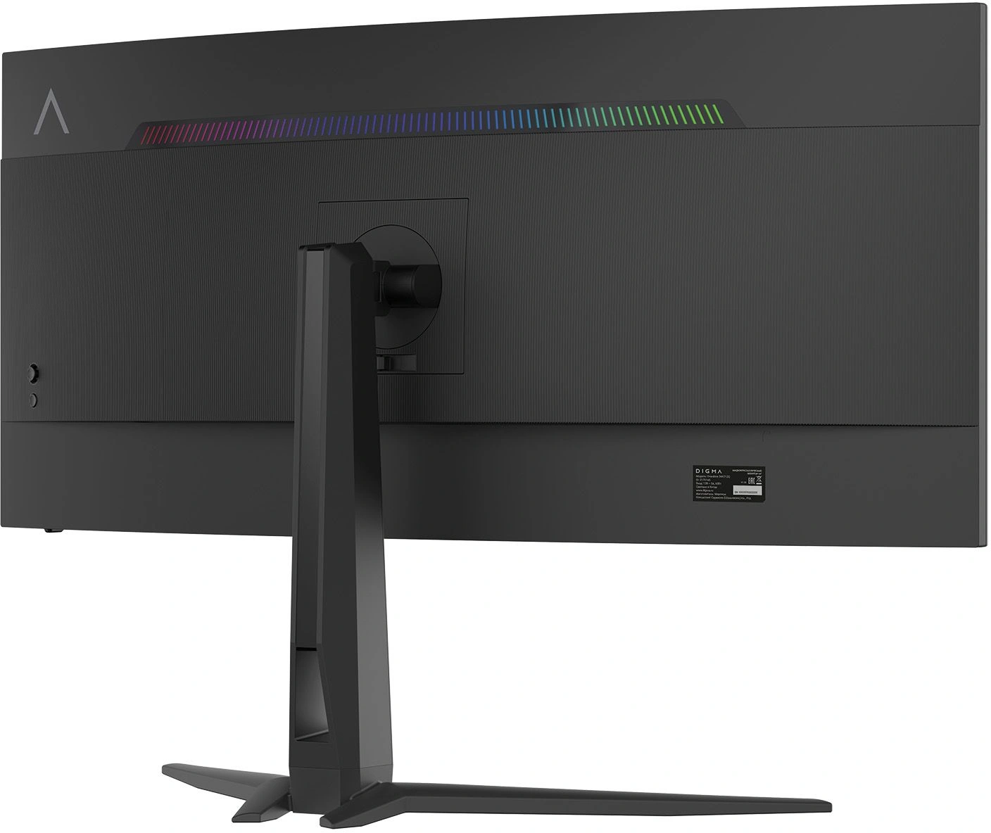 Монитор Digma 34" Overdrive 34A712Q черный VA LED 1ms 21:9 HDMI M/M матовая HAS Piv 450cd 178гр/178гр 3440x1440 200Hz DP UW 5.7кг — изображение 4