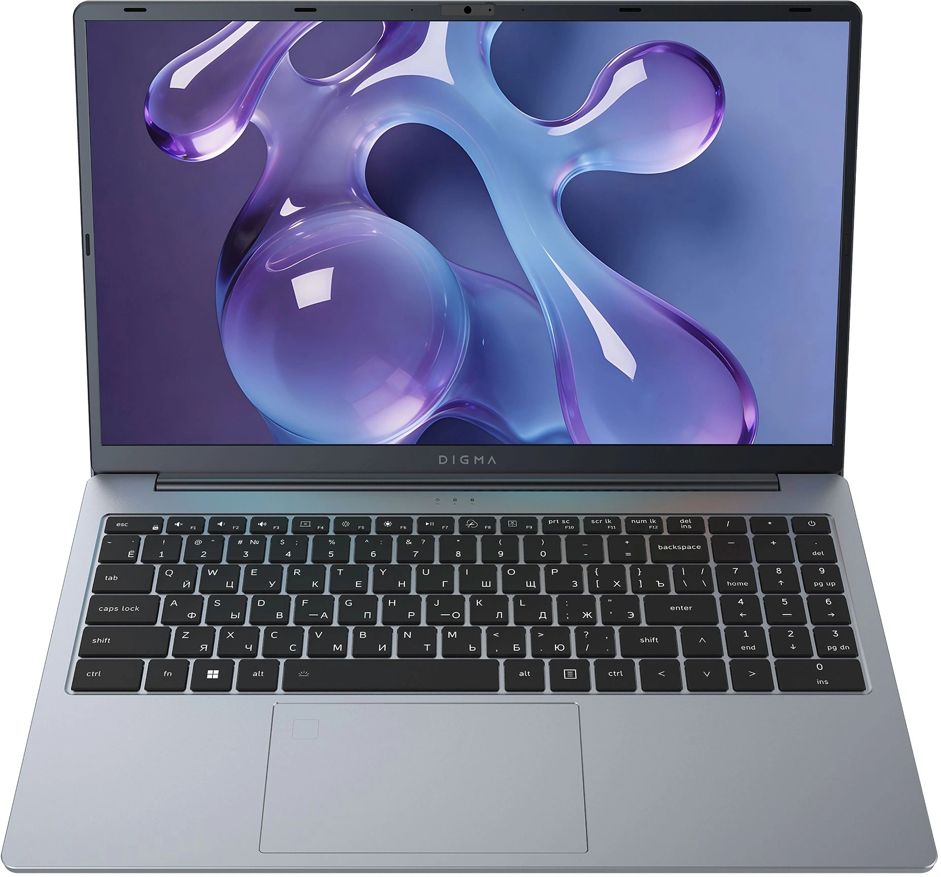 Ноутбук Digma Nova Ryzen 5 3500U 16Gb SSD512Gb AMD Radeon Vega 8 15.6" IPS FHD (1920x1080) Windows 11 Pro grey WiFi BT Cam 6000mAh (DN15R5-ADXW13) — изображение 2