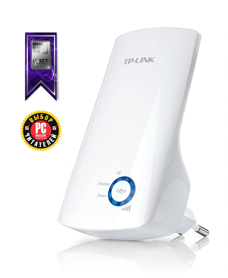 Повторитель беспроводного сигнала TP-Link TL-WA850RE N300 10/100BASE-TX белый