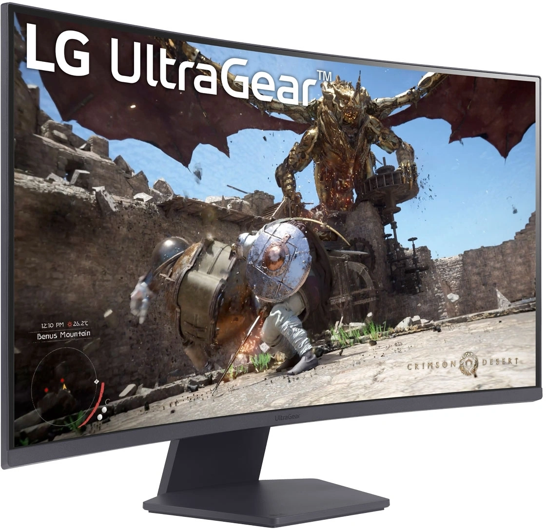 Монитор LG 31.5" UltraGear 32GS60QC-B черный VA LED 16:9 HDMI матовая 3000:1 300cd 178гр/178гр 2560x1440 180Hz FreeSync DP WQ HD 2K (1440p) 7.2кг — изображение 4