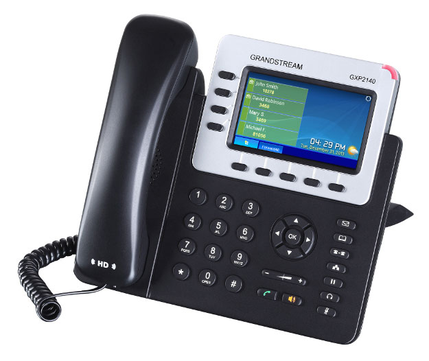 Телефон IP Grandstream GXP-2140 черный — изображение 2