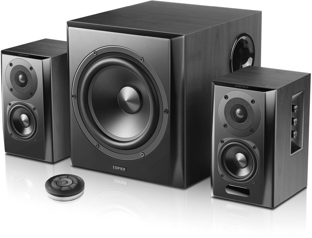 Колонки Edifier S351DB 2.1 черный 150Вт