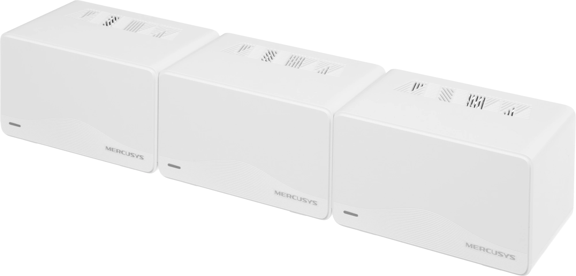 Бесшовный Mesh роутер Mercusys Halo H25BE (HALO H25BE(3-PACK)) BE3600 10/100/1000BASE-TX белый (упак.:3шт)