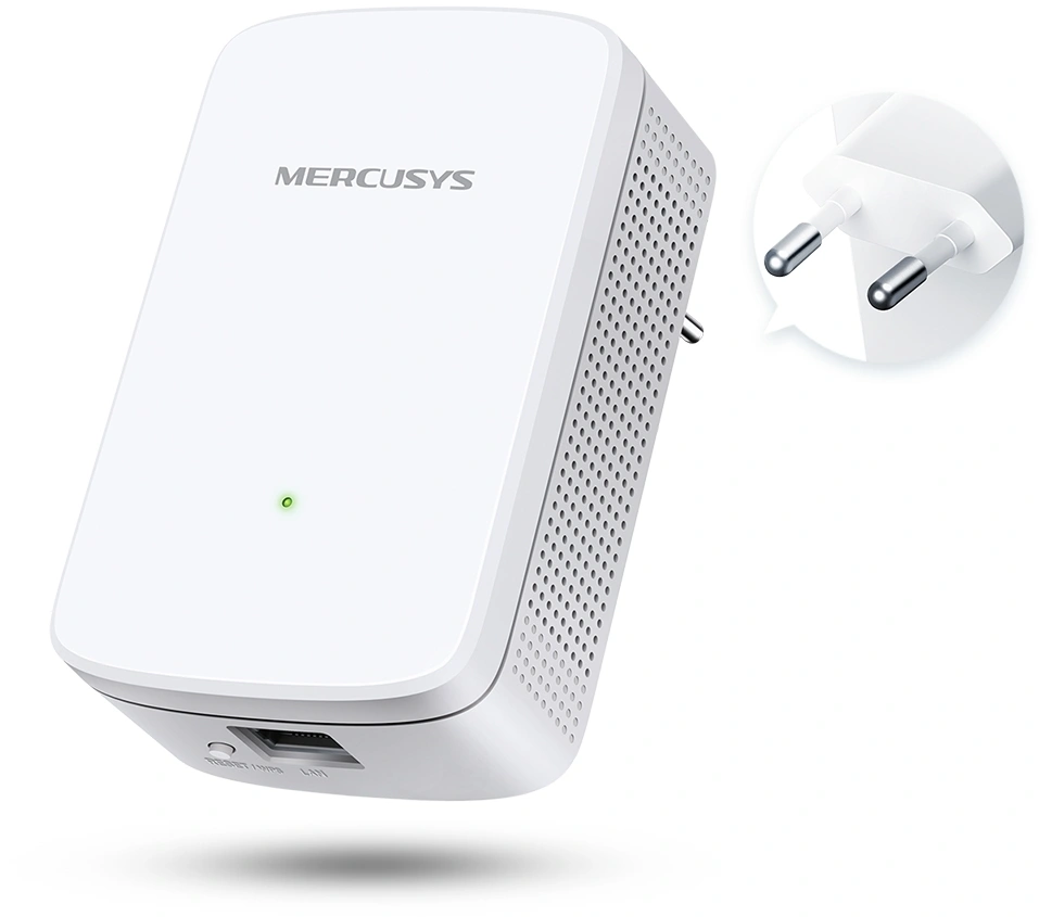 Повторитель беспроводного сигнала Mercusys ME10 N300 10/100BASE-TX белый