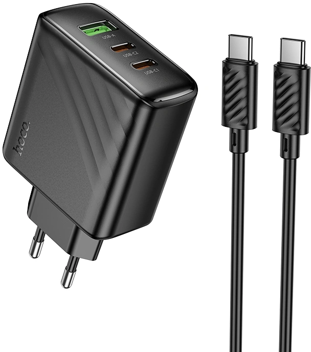 Сетевое зар./устр. Hoco CS26A Article 45W 3A (PD+QC) черный (PD45W)