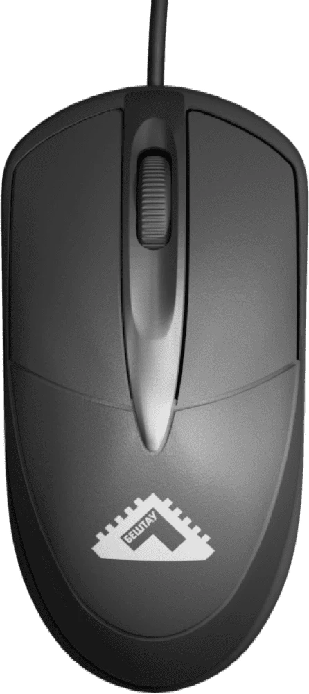 Мышь Бештау черный оптическая 1200dpi USB 2but (М100РУ)
