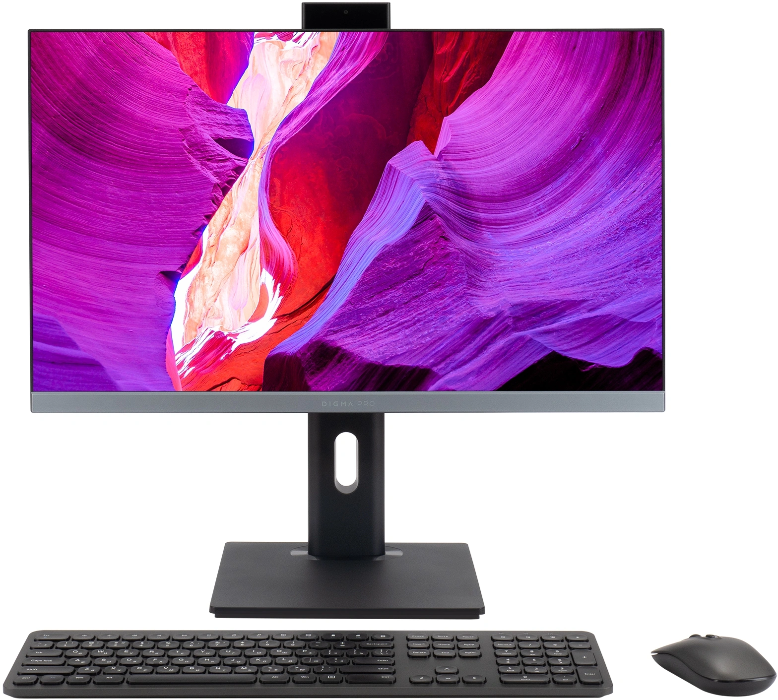 Моноблок Digma Pro Unity 23.8" Full HD i3 12100 (3.3) 16Gb SSD512Gb UHDG 730 CR Windows 11 Pro GbitEth WiFi BT 90W клавиатура мышь Cam серый/черный 1920x1080 — изображение 13