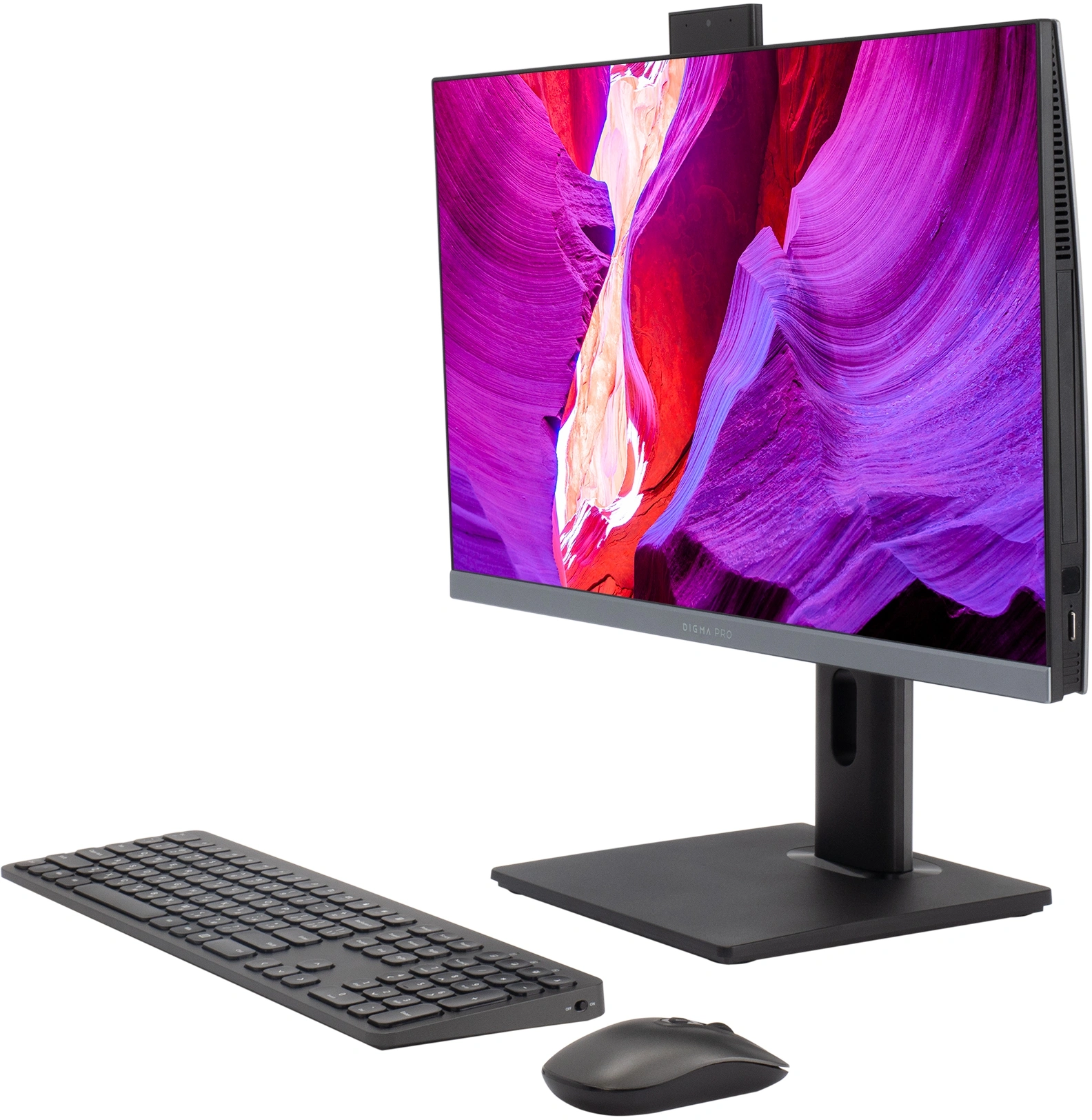 Моноблок Digma Pro Unity 23.8" Full HD i3 12100 (3.3) 16Gb SSD512Gb UHDG 730 CR Windows 11 Pro GbitEth WiFi BT 90W клавиатура мышь Cam серый/черный 1920x1080 — изображение 17