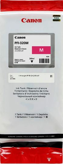 Картридж струйный Canon PFI-320M 2892C001 пурпурный (300мл) для Canon imagePROGRAF TM-200/205 — изображение 2
