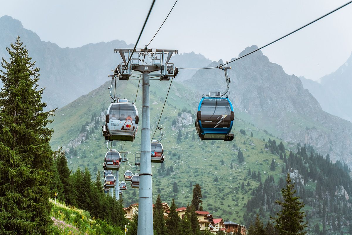 Almaty Kazakhstan Tour route with scenic nature in Kazakhstan